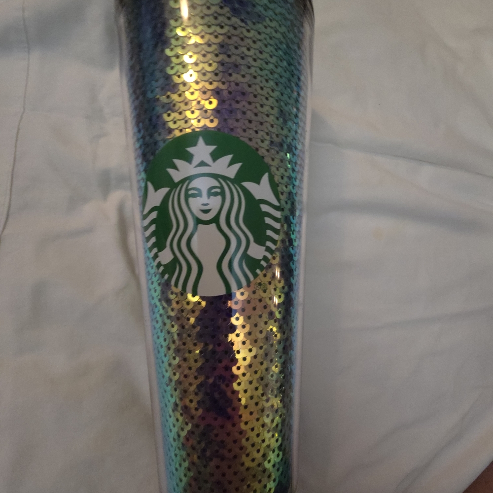 STARBUCKS LIMITED EDITION SEQUIN TUMBLER 2020 24oz
